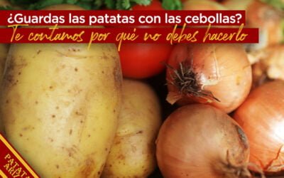 El curioso motivo por el que no debes guardar las patatas junto a las cebollas
