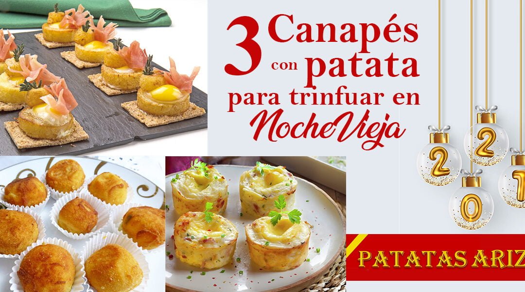Canapés con Patata