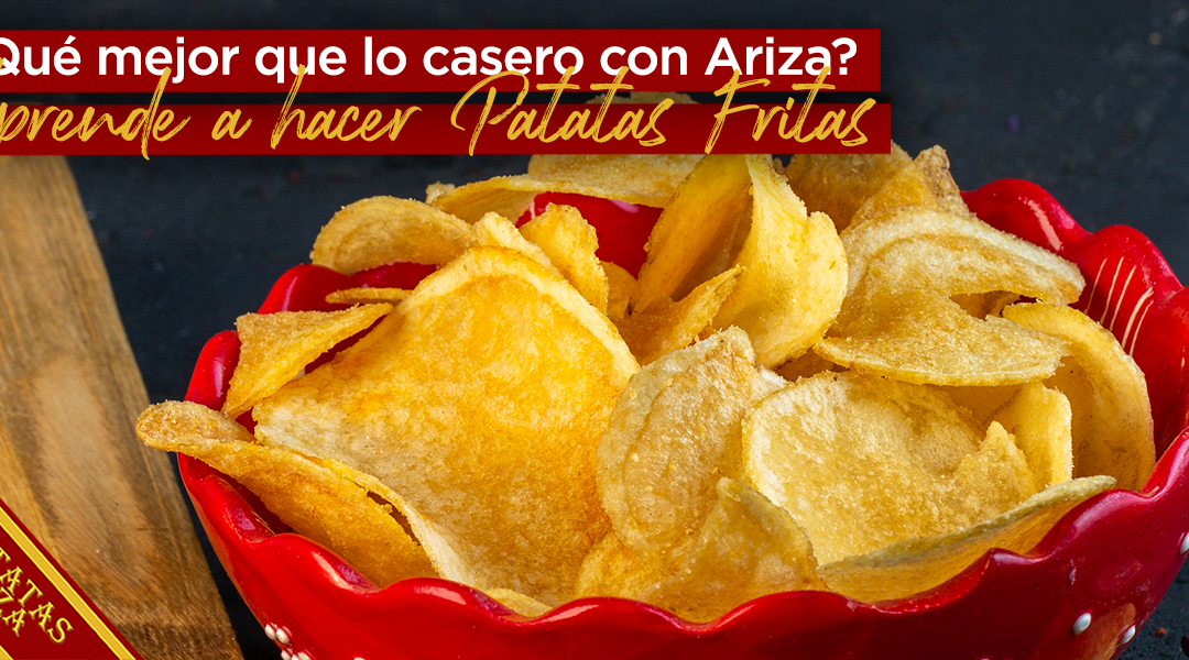 Aprende a preparar tus propias patatas fritas de bolsa